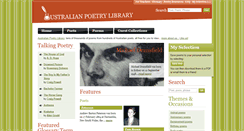 Desktop Screenshot of poetrylibrary.edu.au