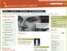 Tablet Screenshot of poetrylibrary.edu.au